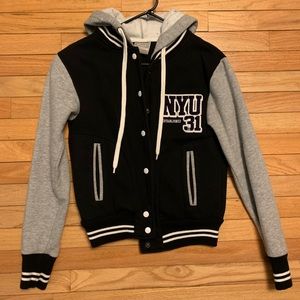 NYU Cloth Letterman Jacket